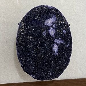 Purple Druzy Oval Ring